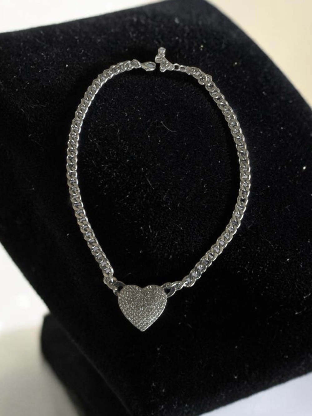 Sterling Silver Heart Pendant necklace- Silver Heart necklace